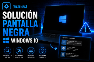 Lee más sobre el artículo [Sistemas] Pantalla negra al iniciar Windows 10 y 11 con el cursor del ratón: causas y soluciones