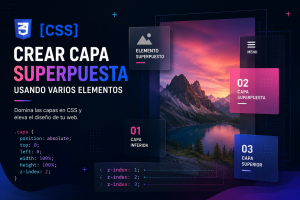 Lee más sobre el artículo [CSS] Crear capa superpuesta usando varios elementos