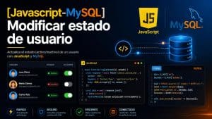 Lee más sobre el artículo [Javascript-MySQL] Modificar estado de usuario